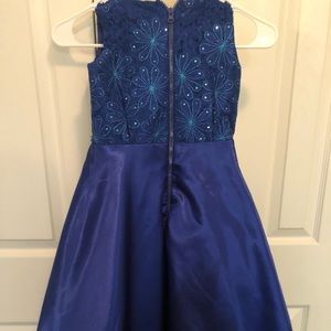 Girls Lace with satin dress